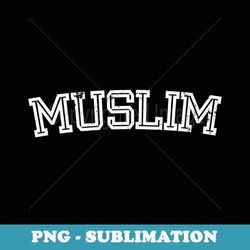 muslim retro college islamic style - png sublimation digital download