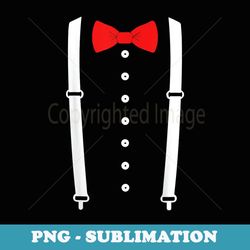 cummerbund suspenders tuxedo costume - artistic sublimation digital file