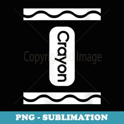 s cute-crayon graphic halloween costume group team matching - premium sublimation digital download