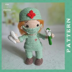 amigurumi dentist the doll crochet pattern doctor crochet doll pdf english tutorial tooth crochet pattern