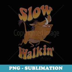 disney lion king pumbaa slow walkin' portrait logo - png transparent sublimation file
