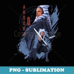 star wars ahsoka tano jedi ready disney - professional sublimation digital download