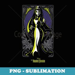 the haunted mansion axe wielding bride nouveau portrait - png transparent sublimation file