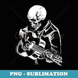 skeleton guitar - concert rock and roll band s