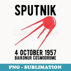 vintage sputnik ussr soviet union propaganda - creative sublimation png download