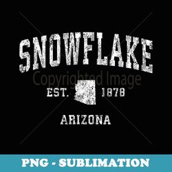 snowflake arizona az vintage athletic sports design - exclusive sublimation digital file