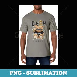 teddy cash bear billionaire rich money millionaire king - png transparent sublimation design