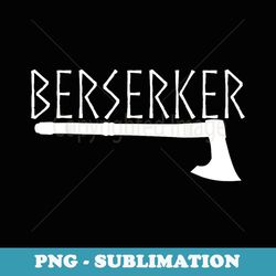 norse berserker vikings heritage axe - signature sublimation png file