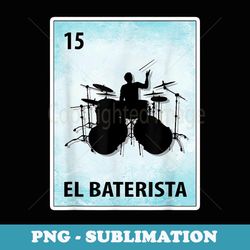 el baterista mexican drummer cards - professional sublimation digital download