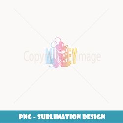 disney mickey and friends mickey mouse gradient portrait - png sublimation digital download