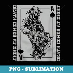 death come at night ace of spades - premium png sublimation file