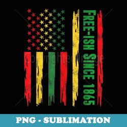 free-ish juneteenth day flag black pride 1865 african tree - creative sublimation png download