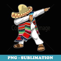 mexican independence day dabbing poncho - professional sublimation digital download