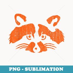 halloween trash panda bandit raccoon pumpkin jackolantern - modern sublimation png file
