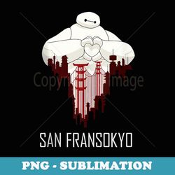 disney big hero 6 baymax san fransokyo love - png transparent sublimation design