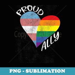proud ally lgbt heart gay pride month - sublimation png file