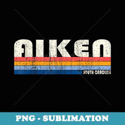 vintage 70s 80s style aiken sc - premium png sublimation file