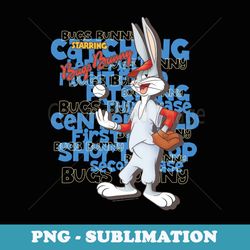 looney tunes bugs bunny baseball - exclusive png sublimation download