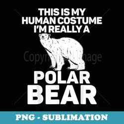 polar bear polar bear costume disguise - artistic sublimation digital file