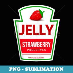 lazy costume s strawberry jelly jar for halloween - exclusive sublimation digital file