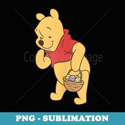 disney pooh bear easter - unique sublimation png download