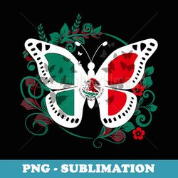 mexican independence day butterfly mexico girls - vintage sublimation png download