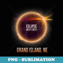 grand island nebraska total solar eclipse 2017 - png sublimation digital download