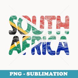 south africa flag travel safari cape town african vacation - creative sublimation png download