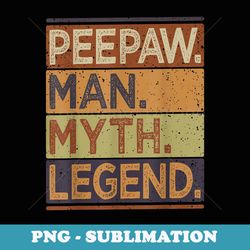 mens peepaw man myth legend t from grandchildren men peepaw - vintage sublimation png download