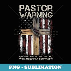 christian cross usa american flag pastor warning - unique sublimation png download