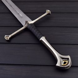 anduril sword of strider, lotr sword, lord of the rings king aragorn ranger sword, strider knife,lotr gift for men.