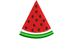mini watermelon embroidery design - instant download