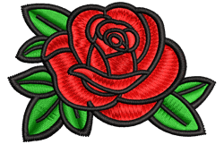 rose embroidery design - instant download2