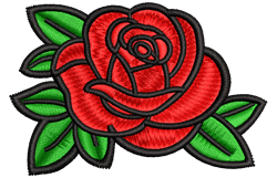rose embroidey design 2 - instant download