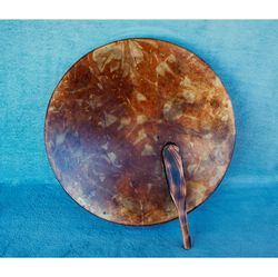 shamanic drum handmade musical instrument spiritual practice home decor