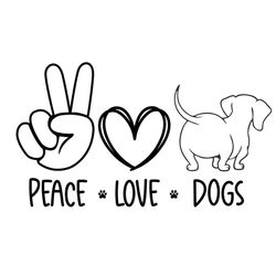 peace love dogs jpeg design