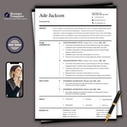 resume writing guide, resume template, professional resume within minutes, word editable resume template