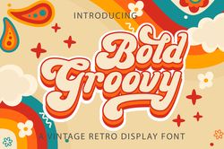 bold groovy font