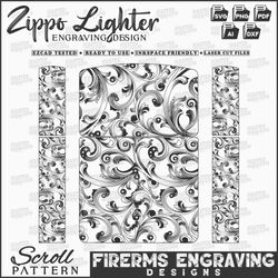 scroll work zippo laser designs, scroll files, zippo scroll designs, scroll lighter digital download svg dxf ai