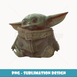 star wars the mandalorian the child portrait - png sublimation digital download