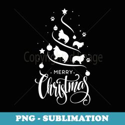 sheltie dog owners christmas s christmas tree dog lovers - aesthetic sublimation digital file