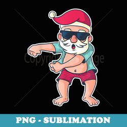 santa claus floss dance christmas x-mas - aesthetic sublimation digital file