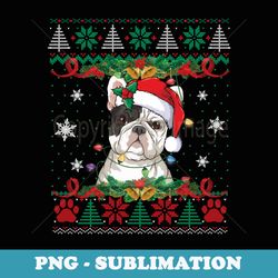 french bulldog christmas santa ugly er dog lover xmas - exclusive sublimation digital file