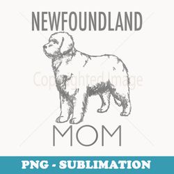 newfoundland mom dog tee t - exclusive png sublimation download