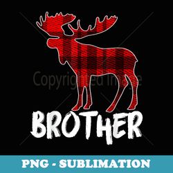 brother moose plaid christmas pajama family matching - exclusive sublimation digital file