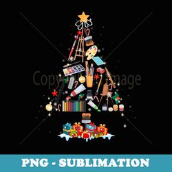 art xmas tree decor art teacher ugly artist christmas - png sublimation digital download