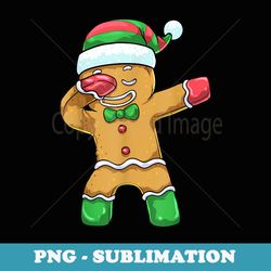 dabbing gingerbread christmas santa boys xmas cookie - trendy sublimation digital download
