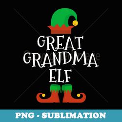 family the great grandma elf pj pajama christmas xmas - digital sublimation download file