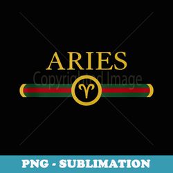 aries zodiac march april birthday graphic art aries sign - premium png sublimation file