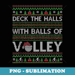 volleyball sports lover santa ugly volleyball christmas - artistic sublimation digital file